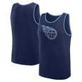 thumbnail image 1 of Men's Logo Athletic Navy Tennessee Titans Unmatched Success Tank Top, 1 of 3