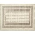 thumbnail image 1 of Ahgly Company Machine Washable Indoor Rectangle Contemporary Gold Area Rugs, 4' x 6', 1 of 7