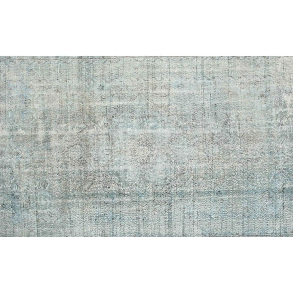 Ahgly Company Machine Washable Indoor Rectangle Contemporary Light Gray Area Rugs, 8' x 12'