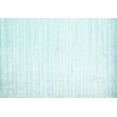 thumbnail image 1 of Ahgly Company Machine Washable Indoor Rectangle Contemporary Light Slate Blue Area Rugs, 2' x 5', 1 of 7