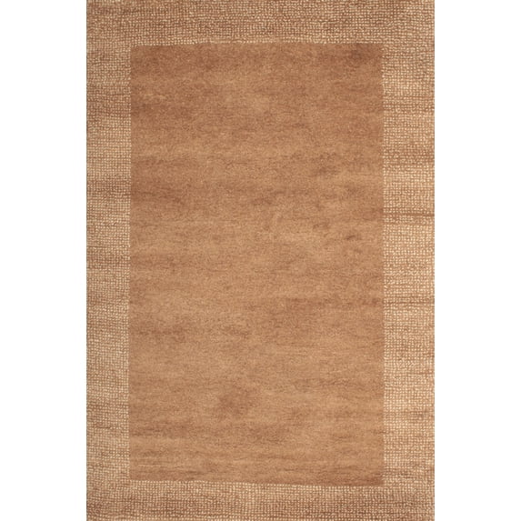 Ahgly Company Machine Washable Indoor Rectangle Contemporary Papaya Orange Area Rugs, 2' x 4'
