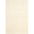 thumbnail image 1 of Ahgly Company Machine Washable Indoor Rectangle Contemporary Peach Beige Area Rugs, 5' x 7', 1 of 7