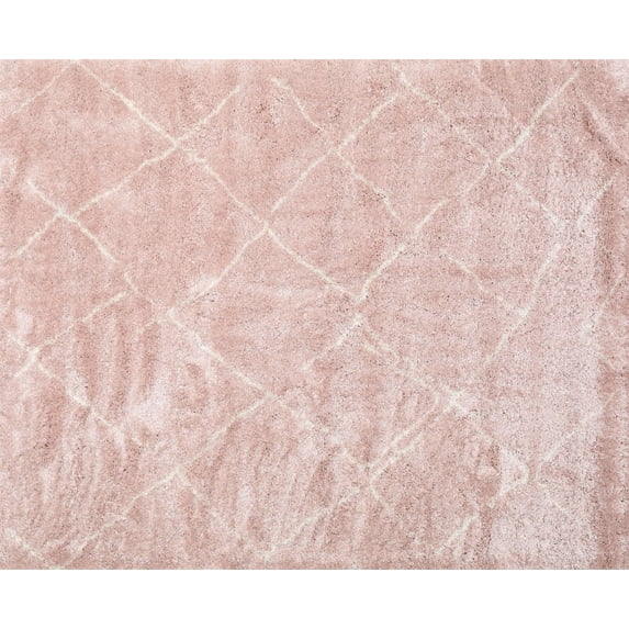 Ahgly Company Machine Washable Indoor Rectangle Contemporary Pink Daisy Pink Area Rugs, 2' x 3'