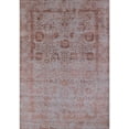 thumbnail image 1 of Ahgly Company Machine Washable Indoor Rectangle Industrial Modern Dark Almond Brown Area Rugs, 7' x 9', 1 of 7