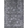 thumbnail image 1 of Ahgly Company Machine Washable Indoor Rectangle Industrial Modern Dark Goldray Area Rugs, 5' x 7', 1 of 7