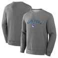 thumbnail image 1 of Men's Fanatics Heather Gray New York Rangers Decades Collection Legendary Fleece Pullover Sweatshirt, 1 of 3