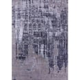 thumbnail image 1 of Ahgly Company Machine Washable Indoor Rectangle Industrial Modern Purple Navy Blue Area Rugs, 3' x 5', 1 of 1