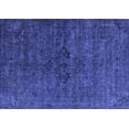 thumbnail image 1 of Ahgly Company Machine Washable Indoor Rectangle Oriental Blue Industrial Area Rugs, 8' x 10', 1 of 4
