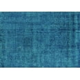 thumbnail image 1 of Ahgly Company Machine Washable Indoor Rectangle Oriental Turquoise Blue Industrial Area Rugs, 8' x 10', 1 of 4
