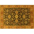 thumbnail image 1 of Ahgly Company Machine Washable Indoor Rectangle Oriental Yellow Industrial Area Rugs, 2' x 3', 1 of 4