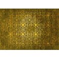 thumbnail image 1 of Ahgly Company Machine Washable Indoor Rectangle Oriental Yellow Industrial Area Rugs, 3' x 5', 1 of 4
