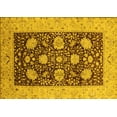 thumbnail image 1 of Ahgly Company Machine Washable Indoor Rectangle Oriental Yellow Traditional Area Rugs, 2' x 3', 1 of 4