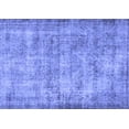 thumbnail image 1 of Ahgly Company Machine Washable Indoor Rectangle Persian Blue Traditional Area Rugs, 4' x 6', 1 of 4