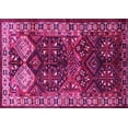 thumbnail image 1 of Ahgly Company Machine Washable Indoor Rectangle Persian Pink Traditional Area Rugs, 6' x 9', 1 of 4