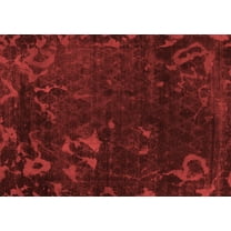 Ahgly Company Machine Washable Indoor Rectangle Persian Red Bohemian Area Rugs, 5' x 7'