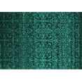 thumbnail image 1 of Ahgly Company Machine Washable Indoor Rectangle Persian Turquoise Blue Bohemian Area Rugs, 2' x 3', 1 of 4