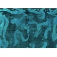 thumbnail image 1 of Ahgly Company Machine Washable Indoor Rectangle Persian Turquoise Blue Bohemian Area Rugs, 8' x 12', 1 of 4