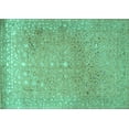 thumbnail image 1 of Ahgly Company Machine Washable Indoor Rectangle Persian Turquoise Blue Traditional Area Rugs, 2' x 3', 1 of 4