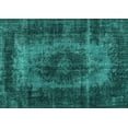 thumbnail image 1 of Ahgly Company Machine Washable Indoor Rectangle Persian Turquoise Blue Traditional Area Rugs, 5' x 7', 1 of 4