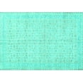thumbnail image 1 of Ahgly Company Machine Washable Indoor Rectangle Persian Turquoise Blue Traditional Area Rugs, 5' x 7', 1 of 4