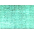 thumbnail image 1 of Ahgly Company Machine Washable Indoor Rectangle Persian Turquoise Blue Traditional Area Rugs, 5' x 8', 1 of 4