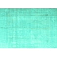 thumbnail image 1 of Ahgly Company Machine Washable Indoor Rectangle Persian Turquoise Blue Traditional Area Rugs, 5' x 8', 1 of 4