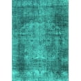 thumbnail image 1 of Ahgly Company Machine Washable Indoor Rectangle Persian Turquoise Blue Traditional Area Rugs, 5' x 8', 1 of 4
