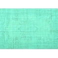 thumbnail image 1 of Ahgly Company Machine Washable Indoor Rectangle Persian Turquoise Blue Traditional Area Rugs, 8' x 10', 1 of 4