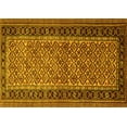 thumbnail image 1 of Ahgly Company Machine Washable Indoor Rectangle Persian Yellow Traditional Area Rugs, 2' x 3', 1 of 4