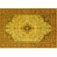 thumbnail image 1 of Ahgly Company Machine Washable Indoor Rectangle Persian Yellow Traditional Area Rugs, 2' x 3', 1 of 4