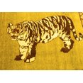 thumbnail image 1 of Ahgly Company Machine Washable Indoor Rectangle Persian Yellow Traditional Area Rugs, 2' x 4', 1 of 4