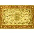 thumbnail image 1 of Ahgly Company Machine Washable Indoor Rectangle Persian Yellow Traditional Area Rugs, 2' x 4', 1 of 4