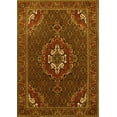 thumbnail image 1 of Ahgly Company Machine Washable Indoor Rectangle Persian Yellow Traditional Area Rugs, 2' x 4', 1 of 4