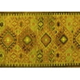 thumbnail image 1 of Ahgly Company Machine Washable Indoor Rectangle Persian Yellow Traditional Area Rugs, 3' x 5', 1 of 4