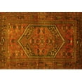 thumbnail image 1 of Ahgly Company Machine Washable Indoor Rectangle Persian Yellow Traditional Area Rugs, 4' x 6', 1 of 4