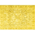 thumbnail image 1 of Ahgly Company Machine Washable Indoor Rectangle Persian Yellow Traditional Area Rugs, 5' x 7', 1 of 4