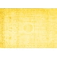 thumbnail image 1 of Ahgly Company Machine Washable Indoor Rectangle Persian Yellow Traditional Area Rugs, 5' x 7', 1 of 4