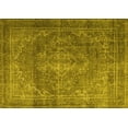 thumbnail image 1 of Ahgly Company Machine Washable Indoor Rectangle Persian Yellow Traditional Area Rugs, 5' x 8', 1 of 4