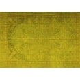 thumbnail image 1 of Ahgly Company Machine Washable Indoor Rectangle Persian Yellow Traditional Area Rugs, 6' x 9', 1 of 4