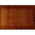 thumbnail image 1 of Ahgly Company Machine Washable Indoor Rectangle Persian Yellow Traditional Area Rugs, 7' x 9', 1 of 4