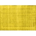 thumbnail image 1 of Ahgly Company Machine Washable Indoor Rectangle Persian Yellow Traditional Area Rugs, 7' x 9', 1 of 4