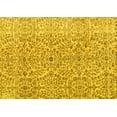 thumbnail image 1 of Ahgly Company Machine Washable Indoor Rectangle Persian Yellow Traditional Area Rugs, 8' x 12', 1 of 4