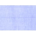 thumbnail image 1 of Ahgly Company Machine Washable Indoor Rectangle Solid Blue Modern Area Rugs, 2' x 4', 1 of 4