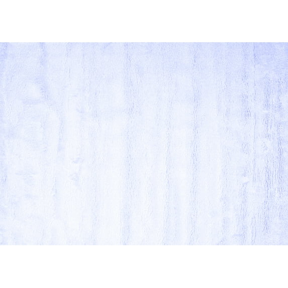 Ahgly Company Machine Washable Indoor Rectangle Solid Blue Modern Area Rugs, 3' x 5'