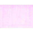 thumbnail image 1 of Ahgly Company Machine Washable Indoor Rectangle Solid Pink Modern Area Rugs, 7' x 9', 1 of 4