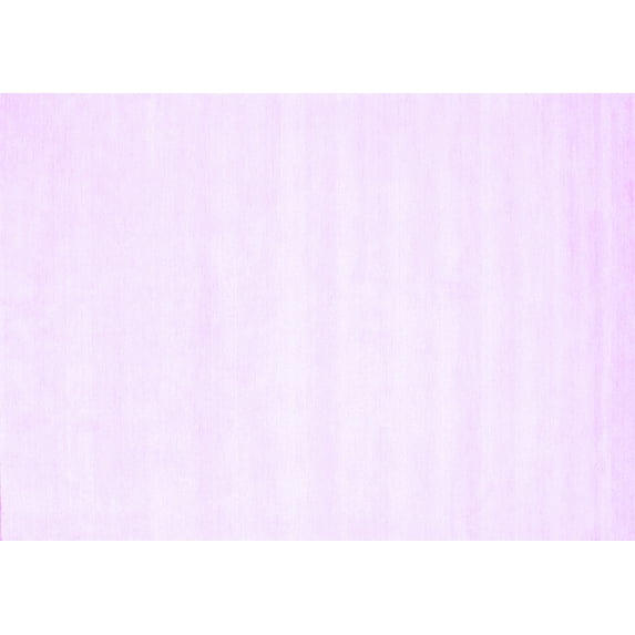 Ahgly Company Machine Washable Indoor Rectangle Solid Purple Modern Area Rugs, 4' x 6'
