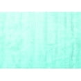 thumbnail image 1 of Ahgly Company Machine Washable Indoor Rectangle Solid Turquoise Blue Modern Area Rugs, 2' x 3', 1 of 4