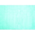 thumbnail image 1 of Ahgly Company Machine Washable Indoor Rectangle Solid Turquoise Blue Modern Area Rugs, 4' x 6', 1 of 4