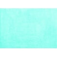 thumbnail image 1 of Ahgly Company Machine Washable Indoor Rectangle Solid Turquoise Blue Modern Area Rugs, 5' x 7', 1 of 4