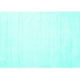 thumbnail image 1 of Ahgly Company Machine Washable Indoor Rectangle Solid Turquoise Blue Modern Area Rugs, 7' x 9', 1 of 4